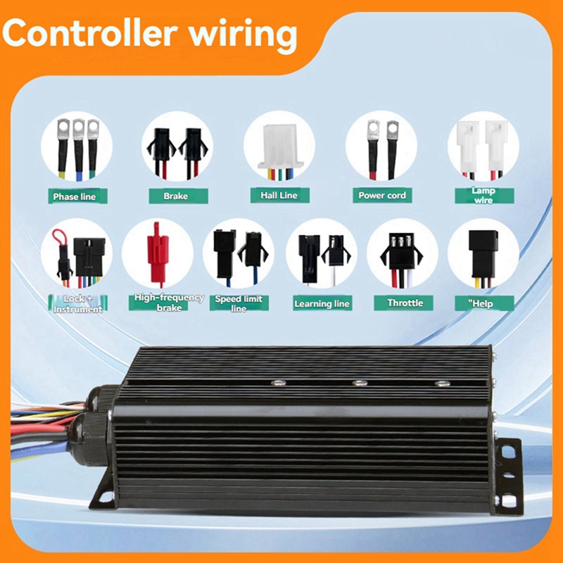 E-Bicycle Three Mode Controlle - Sine Wave Controller 48V 72V 80A ulasan dan harga