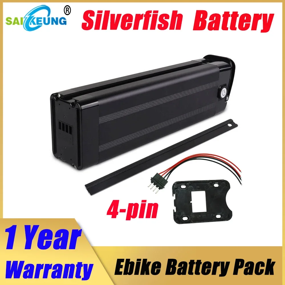 Electric Bike SilverFish 48v 2 - Ebike Battery 48V 20Ah Hailong ulasan dan harga