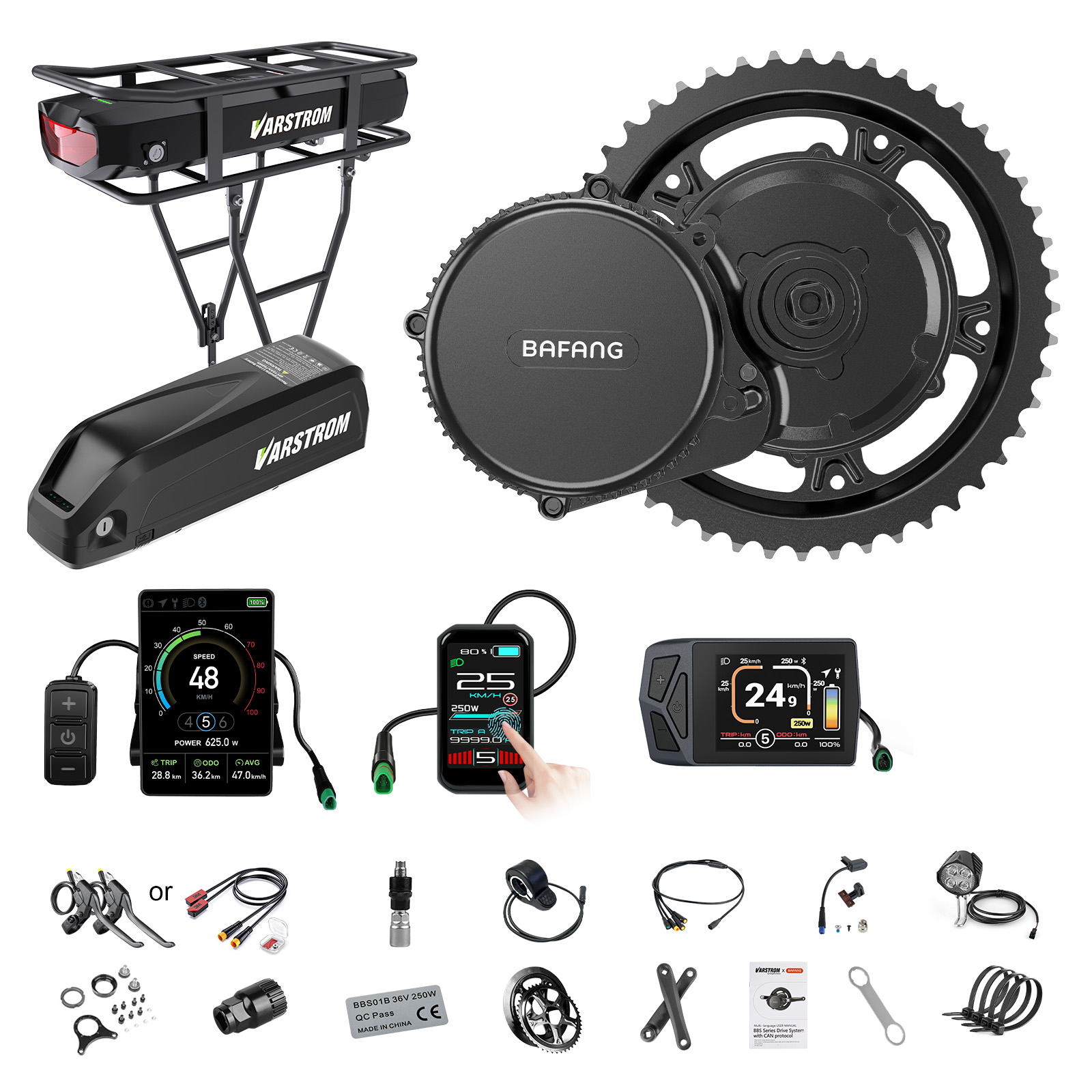 [US Shipping] Bafang Motor 750 - Bafang Bbs02B 48V 750W Mid Drive Kit ulasan dan harga
