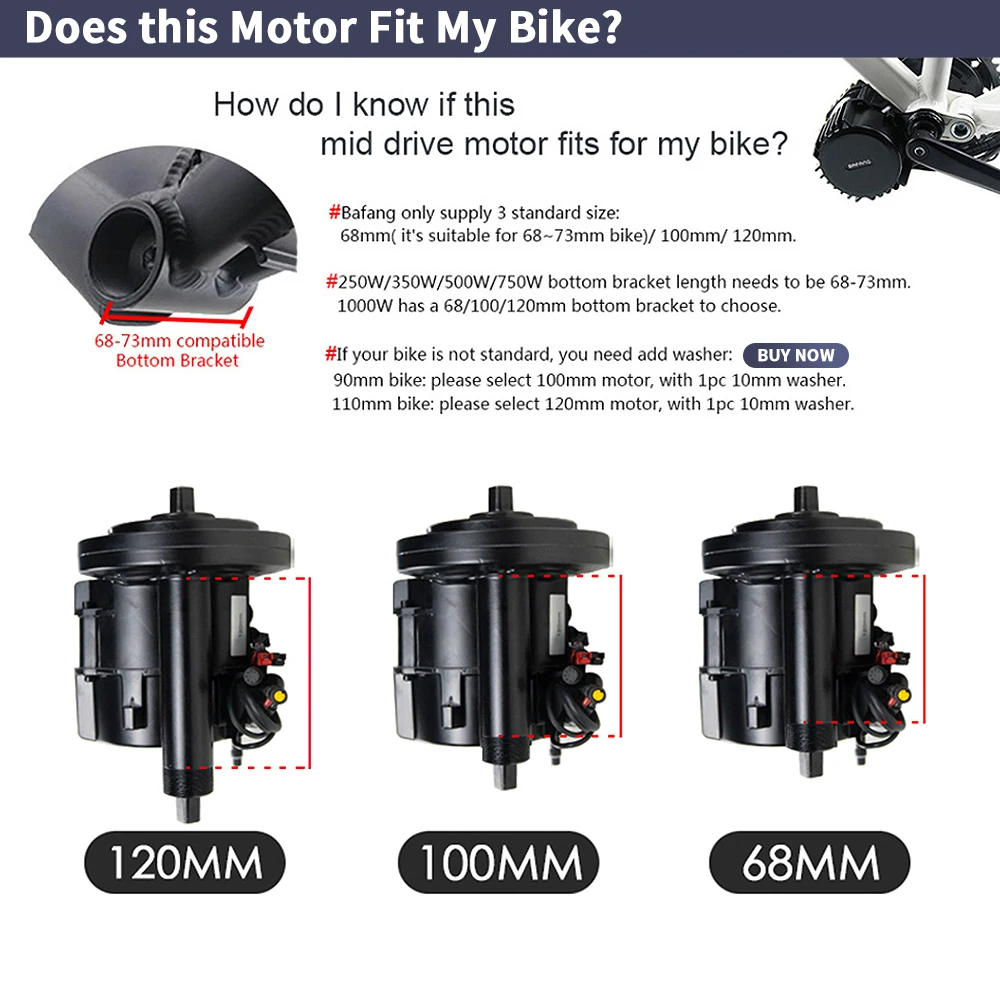Bafang BBSHD 1000W 52V 48V 68m - Mid Drive Motor Kit 52V 1000W ulasan dan harga