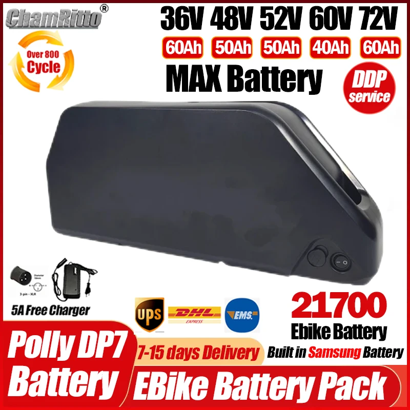 Cham 36 60 52v 48v 72v 45ah 60 - Ebike Battery 48V 20Ah Hailong ulasan dan harga