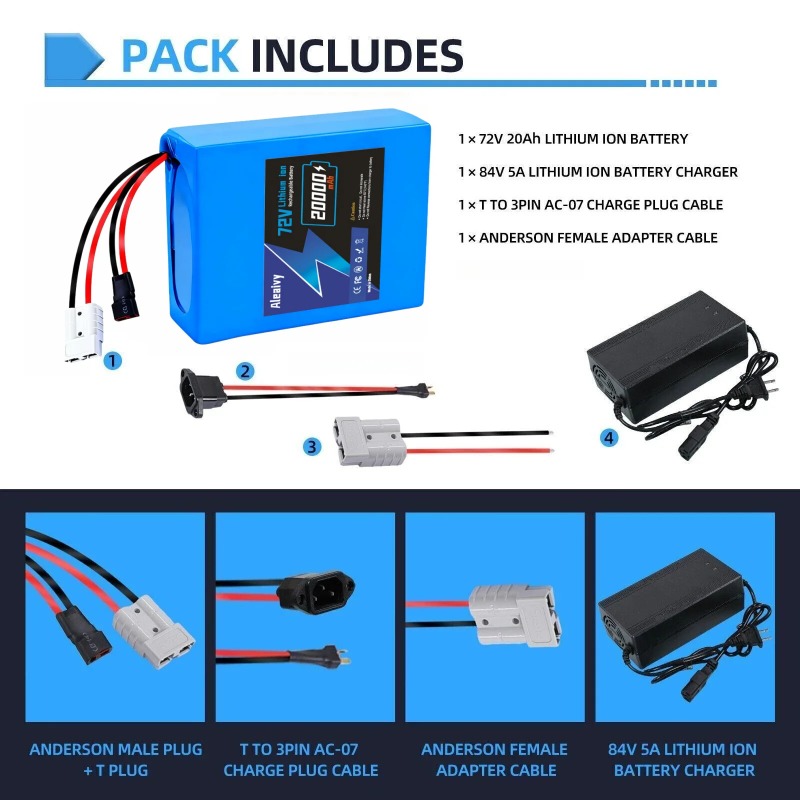 72V Battery 20S4P 20AH 20S6P 3 - Electric Bicycle Battery 72V 30Ah ulasan dan harga