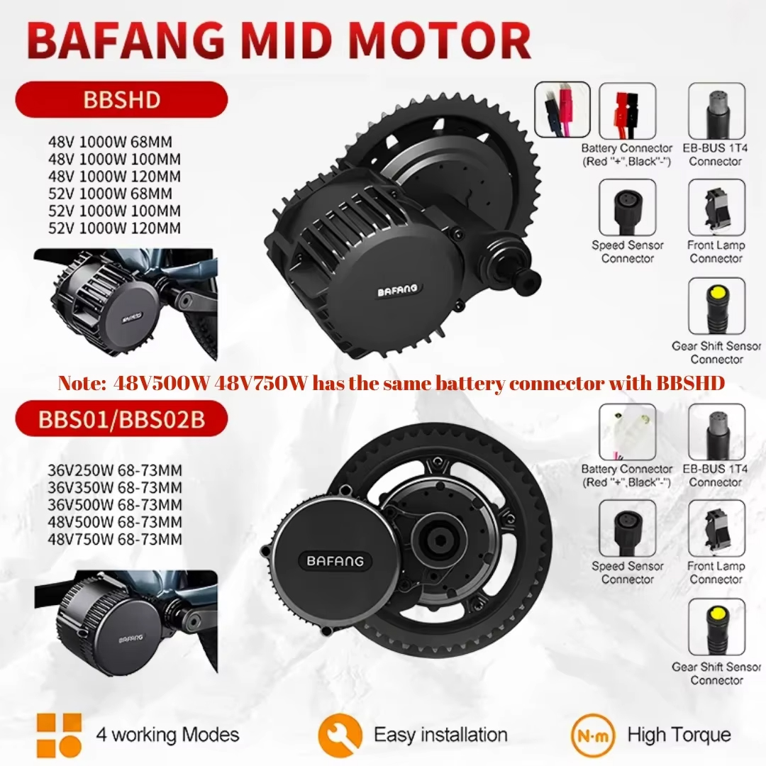 BAFANG 1000W BBSHD Mid Drive M - Mid Drive Motor Kit 52V 1000W ulasan dan harga