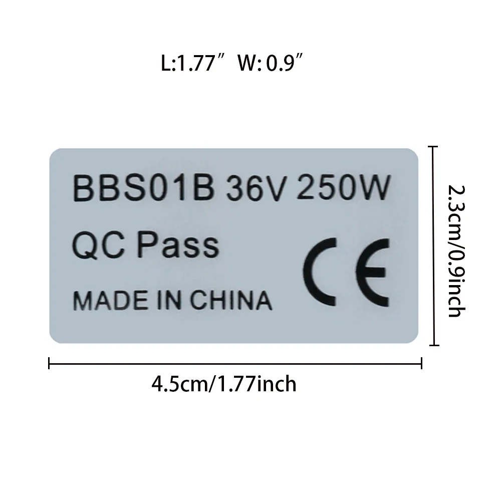 6pcs 36V 250W 48V 750W Sticker - Bafang Bbs02B 48V 750W Mid Drive Kit ulasan dan harga